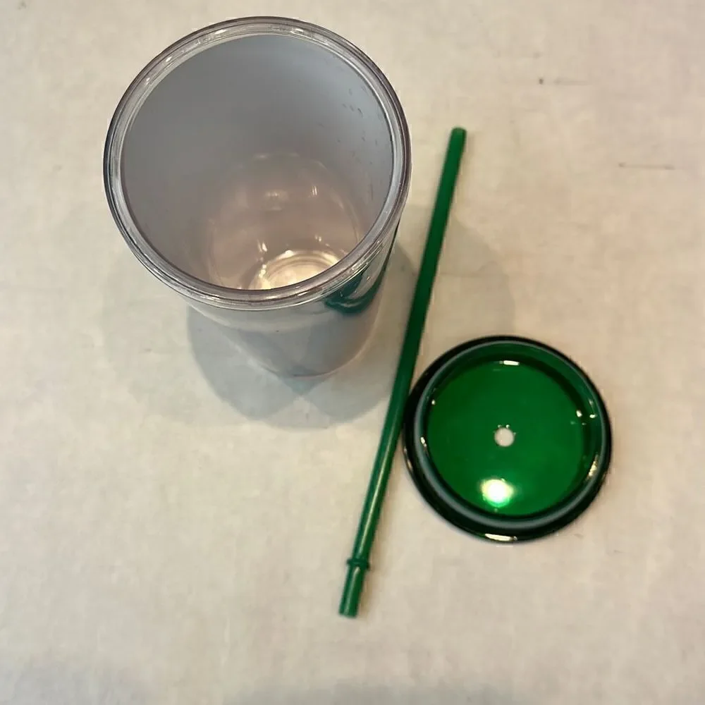 Starbucks 2021 Tumbler 16 Oz Blue Ombré Green Lid Straw Cup